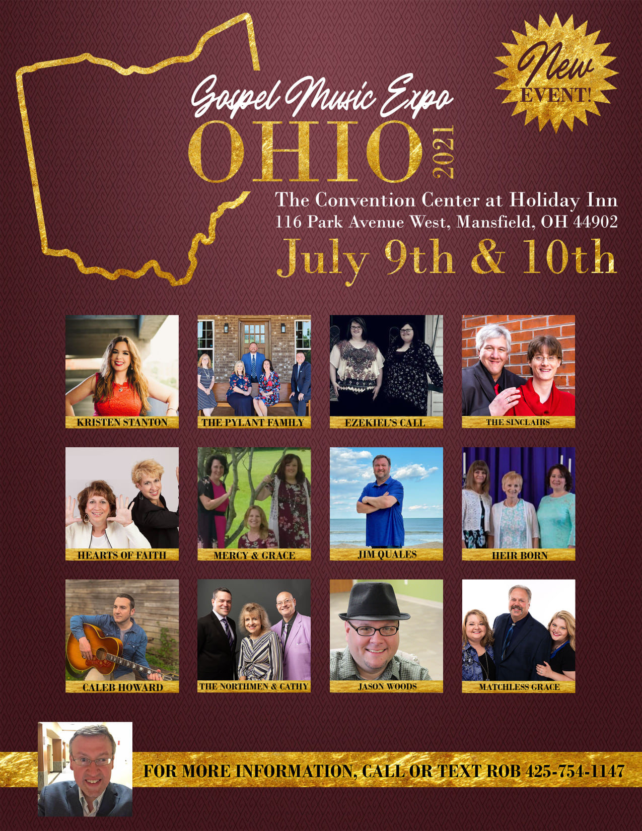 VIP Tickets For Gospel Music Expo – Ohio July 9th & 10th 2021